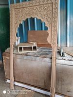 Arco Tallado en Mármol Blanco Hecho a Mano, Diseño Moderno, Esculturas de Piedra Duraderas, Elegancia Atemporal y Artesanía Exquisita