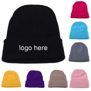 Custom Logo High Quality OEM ODM Winter Hats Acrylic <b>Knit</b> <b>Beanies</b> Multi Color Cuff <b>Beanie</b> Cheap Price Manufacture - Product Image 5