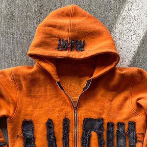 Sudadera con capucha con estampado personalizado de moda para hombre, Jersey holgado de gran tamaño con tela de algodón duradera, ideal para ropa de calle - Product Image 3