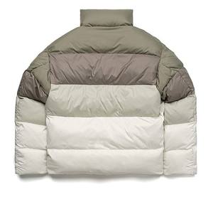 Customer Demand Fully Customized Men's Slim Fit Winter Hooded Puffer <b>Jacket</b> Breathable 100% Wool Silk Lining <b>Quilted</b> Bubble - Product Image 3