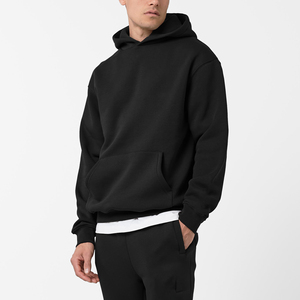 Venta al por mayor de alta calidad 100% chándal de algodón grueso personalizado con capucha y Joggers conjunto de hombres deporte chándal chándales - Product Image 2