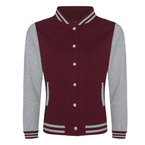 Chaqueta universitaria acolchada personalizada para hombre al por mayor, nuevo diseño a la moda con material auténtico, lona a precio bajo, estilo callejero - Product Image 1