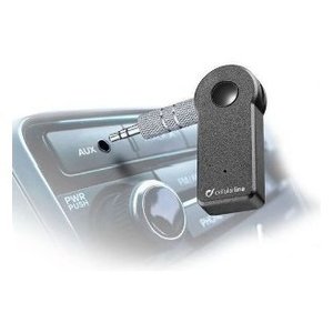 Cellularline <b>Bluetooth</b> Audio Receiver Black Silver <b>Bluetooth</b> 4.0 Music Streaming <b>Adapter</b> for Car Stereo - Product Image 3