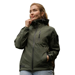 Abrigo acolchado impermeable para mujer Chaqueta impermeable verde para mujer Outlet - Product Image 1