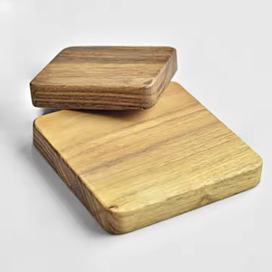 Sous-verres en bois uniques conçus avec soin Équipe sous-verres en noyer par Crescent Crafts - Product Image 5