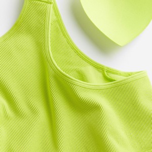 Soutien-gorge de sport pour femmes, haut de yoga, soutien-gorge de course à pied, sous-vêtements, haut court rembourré, soutien-gorge de sport, sublimation personnalisée, polyester Bara - Product Image 5