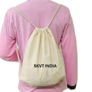 Mochila con Cordón de Algodón Reutilizable, Impermeable, Ecológica y Reciclable de Alta Calidad, Forro de Algodón Orgánico, Estilo Moderno, 23L - Product Image 4