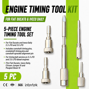 Kit d'outils <span class=keywords><strong>de</strong></span> calage moteur : Goupilles <span class=keywords><strong>de</strong></span> calage d'arbre à cames et <span class=keywords><strong>de</strong></span> vilebrequin pour <span class=keywords><strong>Fiat</strong></span> <span class=keywords><strong>Ducato</strong></span> Iveco Daily 2.3 3.0 JTD - Product Image 1