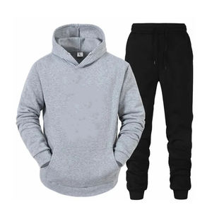 Completamente personalizado Regular Fit Tech Fleece 100% algodón Ropa deportiva Traje de jogging liso Chándal de gran tamaño para hombres - Product Image 4