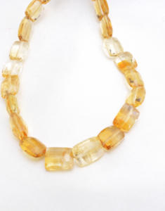 Citrine สร้อยคออัญมณีธรรมชาติรูปทรงแฟนซี, อัญมณีสำหรับการทำเครื่องประดับที่ดีทำอัญมณี - Product Image 2