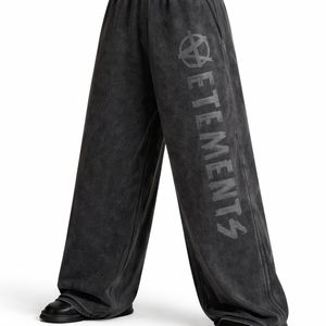 Pantalones Deportivos Holgados Vintage para Hombre, Estilo Streetwear, Pierna Ancha, Logotipo Personalizado, Estampado Personalizado, Moda Urbana - Product Image 3