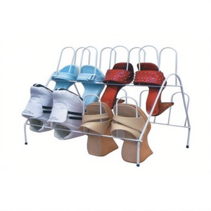 Porte-chaussures en fil métallique recouvert de plastique pour 8 paires de chaussures - Product Image 2