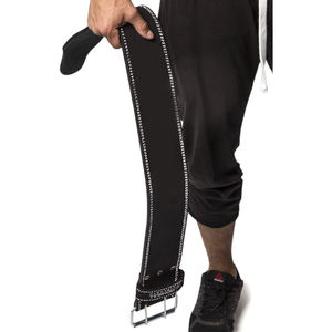 Cinturón Profesional de Piel para Levantamiento de Pesas con Interior de Gamuza, Soporte Central Seguro, Hebilla Ajustable, OEM, Personalización de Marca, Venta al por Mayor - Product Image 3