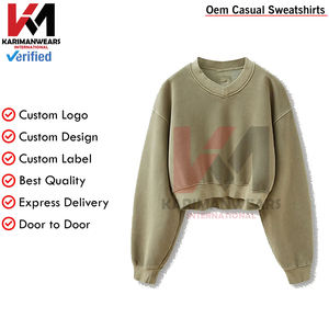 OEM personalizado de peso pesado 500 GSM algodón pulóver sudaderas de calidad superior de gran tamaño Unisex Streetwear para hombres y mujeres - Product Image 4