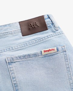 <b>Men's</b> Solid Nonwoven Denim <b>Shorts</b> Point Label Breathable Casual Summer Mid Waist Straight Fit Drawstring Closure Routine Vietnam - Product Image 5
