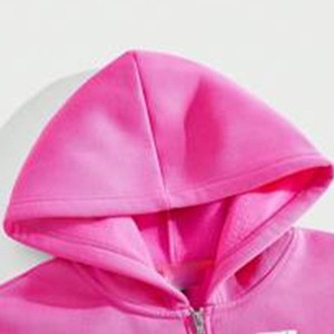 Chándales con capucha y cremallera para hombre, conjunto de dos piezas con logotipo personalizado, chándal de algodón 100% para hombre, conjunto de sudaderas con capucha y pantalones de chándal - Product Image 3