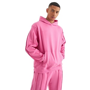 Vêtements de rue de haute qualité, tendance, 100% coton molletonné 350 grammes, coupe classique, impression personnalisée, service OEM, printemps, pour hommes - Product Image 4