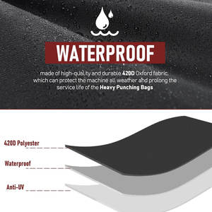 Sac de boxe robuste pour la pratique des arts martiaux et du karaté Construction durable pour un sac de boxe d'entraînement durable - Product Image 3