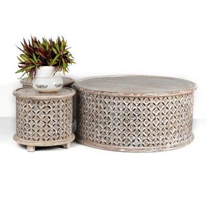 Plateaux de service en rotin forme de conception différente élégante faite à la main inde prix le plus bas en inde produit acheter et rendre la table élégante - Product Image 1