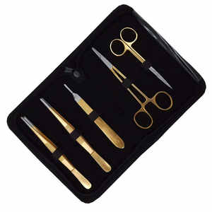 Kit de 5 Piezas de Acero Inoxidable para la Remoción de Suturas Quirúrgicas, Set de Práctica de Sutura Médica - Product Image 3