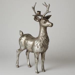 <b>Crystal</b> Snow Christmas <b>Tree</b> Stand Metal Body Customizable Size Color Durable Reflecting Candlelight Creating Magical Christmas - Product Image 5