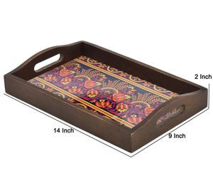 Bandeja de Servir de Madera Esmaltada Hecha a Mano, Elegante, Ecológica, Duradera, Decoración de Cocina con Estilo para el Hogar Moderno - Product Image 6