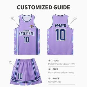 Personnalisable Respirant Sans Manches Séchage Rapide Basketball Jersey Enfant/Adulte Sportswear Formation Uniforme Chemises Sport Plus La Taille - Product Image 3