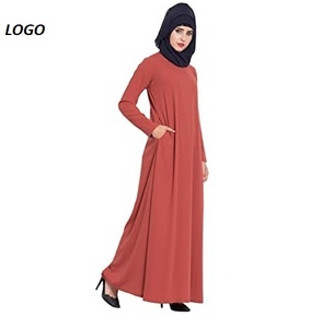 Abayas musulmanes deux couleurs pour femmes, robe longue arabe islamique de Dubaï turque, Abaya de style meilleure qualité à prix abordable pour femmes - Product Image 6