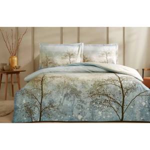 Özdilek Inverno Beige Single Ranforce Housse de couette Ensemble élégant inspiré de l'hiver Design pour le confort et le style - Product Image 1