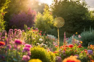 Elegantes estacas de jardín de cobre para bordes de jardín en espiral y protección de plantas para precio de venta de exportación - Product Image 3