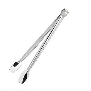 Elegante pinza de hielo de acero inoxidable para configuraciones de barras de lujo y hogar con agarre resistente antideslizante y aspecto moderno - Product Image 2