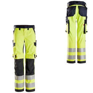2025 nuevo suministro de fábrica de moda Pantalones Cargo de trabajo de seguridad reflectantes de alta visibilidad para hombres pantalones de trabajo de seguridad con tira reflectante - Product Image 3