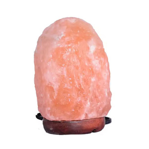 Vitrail Lampe à sel Creystl de haute qualité Sel de roche naturel de l'Himalaya Lampe à sel de roche en cristal rose pakistanais Emballé sur mesure - Product Image 1