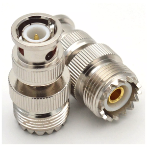 SO-239 <span class=keywords><strong>PL</strong></span>-259 BNC-Stecker zu UHF-Buchse RF-Koaxial-Adapter BNC-UHF Kabelst ecker - Product Image 4