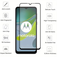 Protecteur d'écran en verre trempé HD Motorola, couverture complète, anti-rayures, anti-traces de doigts, protecteur d'écran Android