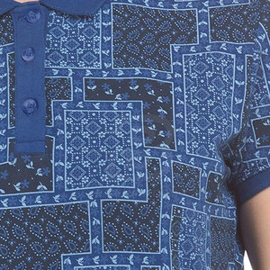 Polo imprimé pour femme de haute qualité en coton doux, style urbain - Product Image 5