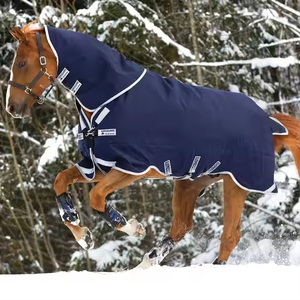 Customized Professional Horse Riding Rugs for Summer and Winter with Durable Nylon Fabric and Soft Cotton <b>Filling</b> for Wholesale - Product Image 6