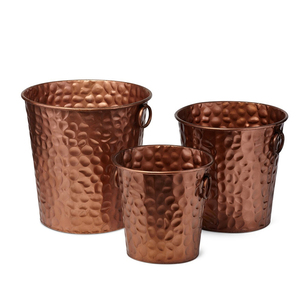 Ensemble de 3 vases à fleurs cylindriques blancs pour la maison et le balcon, pots de fleurs élégants pour la décoration intérieure et extérieure - Product Image 4