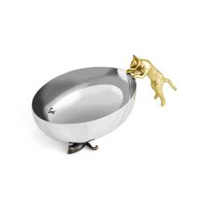 Impresionante cuenco de metal para chocolate con textura rústica para decoración festiva y embalaje de regalo - Product Image 5