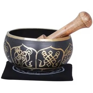 Cuenco para cantar con acabado martillado de latón, perfecto para meditación, cuenco para medicamentos, cuenco para cantar de latón New Look - Product Image 6