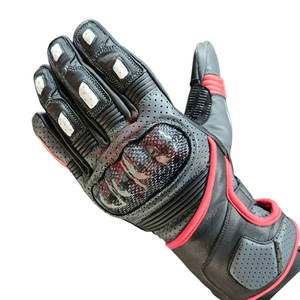 Gants de course en cuir de moto de qualité supérieure Protection des jointures Haute performance Sports Moto Course automobile Imperméable UV - Product Image 1