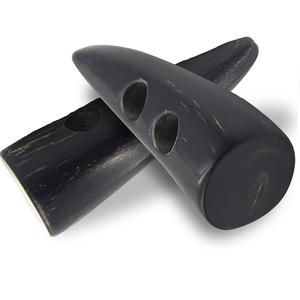 สลักควายฮอร์นขัดเงาสลักรูปเขาควายสลับคริสต์มาสเย็บติดกระดูกสไตล์ทะเลสีดำอาเกตงานฝีมือตามธรรมชาติ - Product Image 3