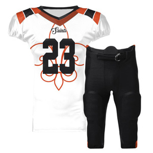 Uniforme de football américain Offre Spéciale pour hommes et jeunes Maillot de sublimation respirant personnalisé de haute qualité Ensembles de sport grande taille - Product Image 1