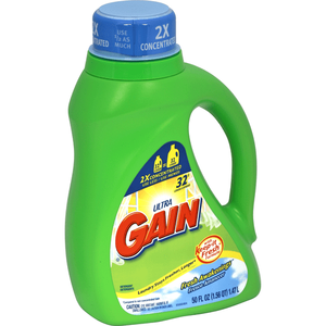 Detergente líquido perfumado lavanda ganancia 96 cargas 138 floz - Product Image 1