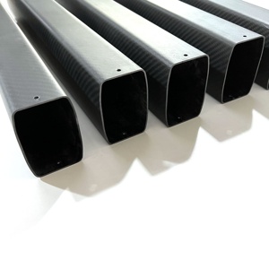 Tube rectangulaire en fibre <span class=keywords><strong>de</strong></span> carbone stable 50*60*1800mm pour colonnes décoratives - Product Image 2