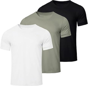 T-shirts pour hommes OEM, vente chaude, 100% coton, manches courtes, sérigraphiés, coupe ample, respirants, décontractés, col rond - Product Image 3