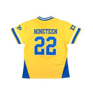 Sigma Gamma Rho SGRho Greek Sorority Gold Football Jersey 100% poliéster ropa deportiva equipo Logo bordado frente espalda hombros - Product Image 2