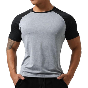 Camiseta deportiva de cuello redondo para hombre, ropa informal para hombre, camisetas de algodón para hombre, microfibra ligera de alta calidad - Product Image 3
