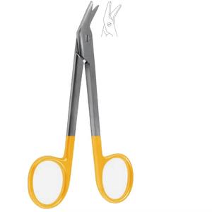 Tijeras Universales para Cortar Alambre TC de Carburo de Tungsteno con Mango Dorado, Instrumentos Quirúrgicos y de Ortodoncia para Uso Dental y Médico - Product Image 3