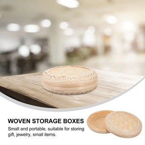 กล่องเก็บของไม้ไผ่เรียบง่ายสวยงามพร้อมฝาปิดกล่องไม้ไผ่ทำมือเป็นมิตรกับสิ่งแวดล้อมของตกแต่งบ้านธรรมชาติขายส่งจากเวียดนาม - Product Image 4